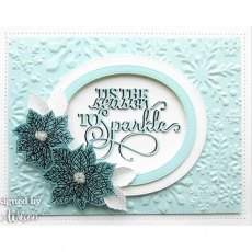 Creative Expressions Snowflake Solitude 5 3/4 in x 7 1/2 in 3D Embossing Folder