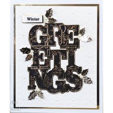 Creative Expressions Bold Snowflakes  5 3/4 in x 7 1/2 in 3D Embossing Folder