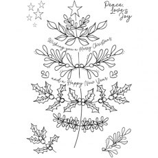Julie Hickey Designs - Oh, Christmas Tree Stamp Set JH1049