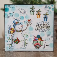 Pink Ink Designs Hey Mr Snowman A5 Clear Stamp