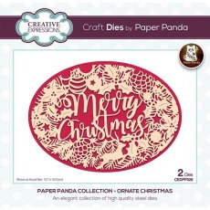 Creative Expressions Paper Panda Ornate Christmas Craft Die