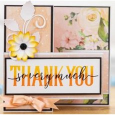 Crafters Companion Brush Lettering Stamp – Thank You So Very Much