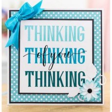 Crafters Companion Brush Lettering Stamp – Thinking Of You