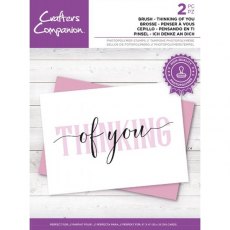 Crafters Companion Brush Lettering Stamp – Thinking Of You