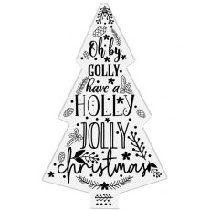 CC - Photopolymer Stamp - Holly Jolly Christmas Tree
