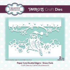 Creative Expressions Paper Cuts Snow Owls Double Edger Craft Die