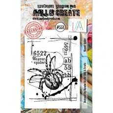 Aall & Create A7 Stamp #551 - Weaver Spider