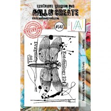 Aall & Create A7 Stamp #547 - Damselfly