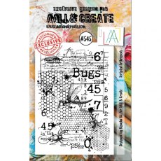 Aall & Create A7 Stamp #545 - Scripted Anthropods