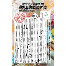 Aall & Create A7 Stamp #543 - Reckoner Digits