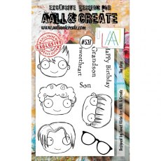 Aall & Create A6 Stamp #527 - The Boys