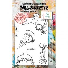 Aall & Create A7 Stamp #516 - Peekaboo