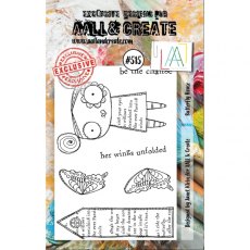 Aall & Create A7 Stamp #515 - Butterfly House
