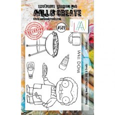Aall & Create A7 Stamp #509 - Cookout