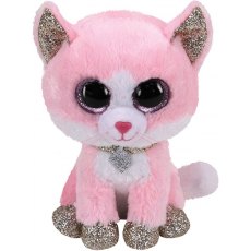 TY Beanie Boo Original Regular - Fiona - Pink Cat