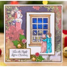 Sara Twas the Night Before Christmas - Acrylic Stamp - Christmas Eve