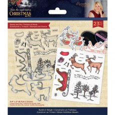 Sara Twas the Night Before Christmas - Stamp & Die - Build-A-Sleigh