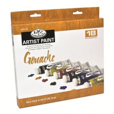 Royal & Langnickel 18 x 21ml Gouache Paint Set GOU21-18
