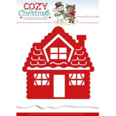 Yvonne Creations Cozy Christmas Gingerbread House Die Set