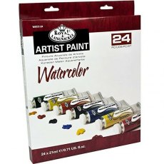 Royal & Langnickel 24 x 21ml Watercolor Paint Set WAT21-24