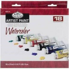 Royal & Langnickel 18 x 21ml Watercolor Paint Set WAT21-18