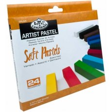 Royal & Langnickel 24 Soft Assorted Colour Art Pastels CPA-A24