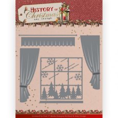 Amy Design - History of Christmas - Window with Curtains Die