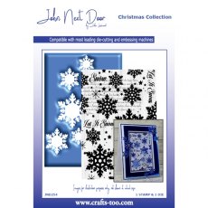 John Next Door Christmas Collection - Snowfall Stamp & Die JND254