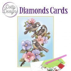 Dotty Designs Diamond Cards - Three Birds DDDC1040