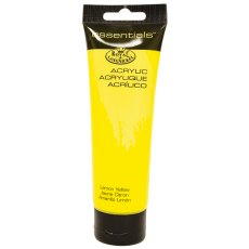 Royal & Langnickel 120ml Acrylic Paint Tube -  Lemon Yellow Cadmium RAA106 - 4 For £14