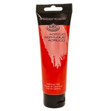 Royal & Langnickel 120ml Acrylic Paint Tube -  Cadmium Red RAA110 - 4 For £14