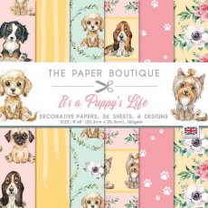 The Paper Boutique It’s a Puppy’s Life 8 in x 8 in Paper Pad