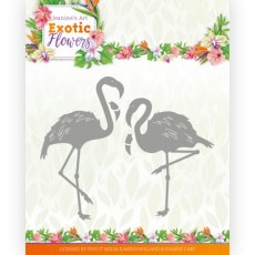 Jeanine's Art - Exotic Flowers - Flamingoes Die