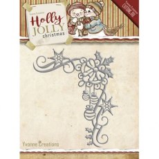 Yvonne Creations Holly Jolly Christmas Decoration Die Set