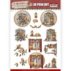 Amy Design - History of Christmas Set Of 4 3D Pushouts