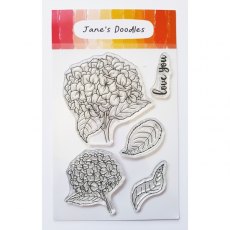 Jane's Doodles Clear Stamp - Hydrangea (JD072)