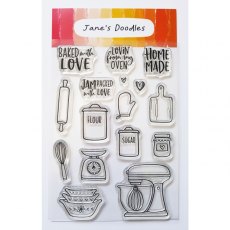 Jane's Doodles Clear Stamp - Homemade (JD039)