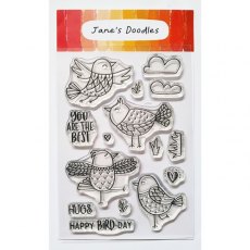 Jane's Doodles Clear Stamp - Free As a Bird (JD043)