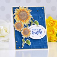 Spellbinders Hello Sunflower Clear Stamp STP-017