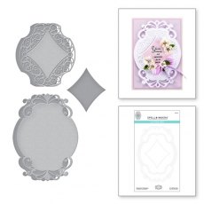 Spellbinders Romantic Chargeour Etched Dies  S6-174