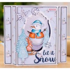 Sara Signature Watercolour Christmas Stamp & Die Set - Build-A-Snowman