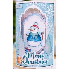 Sara Signature Watercolour Christmas Acrylic Stamp Set - Winter Wonderland