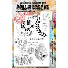 Aall & Create A5 Stamp #496 - Foliage