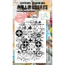 Aall & Create A6 Stamp #555 - Lined Plus