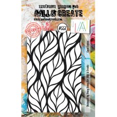 Aall & Create A7 Stamp #557 - Open Leaves