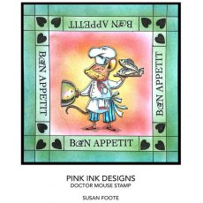 Pink Ink Designs A7 Chef Mouse Clear Stamps Set
