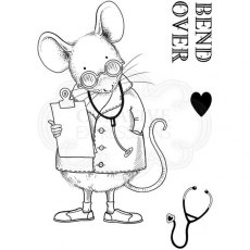 Pink Ink Designs A7 Doctor Mouse Clear Stamps Set
