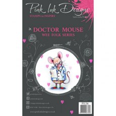 Pink Ink Designs A7 Doctor Mouse Clear Stamps Set