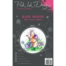 Pink Ink Designs A7 Rain Mouse Clear Stamps Set
