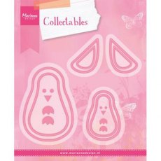 Chocolate Box & Bow COL1367 Marianne Design Cutting Dies & Clear Stamps 